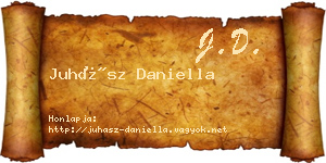 Juhász Daniella névjegykártya